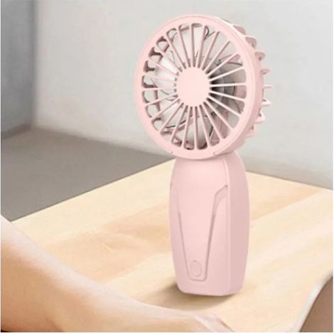 Mini ventilateur de poche, autonomie de 8 à 10 heures, chargement USB, vitesse unique, idéal pour les voyages (1/5)