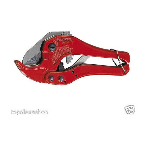 Pinza taglia tubi a cricchetto tronchese tubo PVC 42 mm forbici tagliatubi
