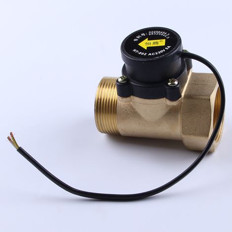 HT802 Flow Switch 1.5 inch to 1.5 inch AC220V 5A, 48 mm diameter, flow