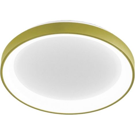 Plafonnier moderne en aluminium méthacrylate vert gea luce krizia pg fkrpv3 led