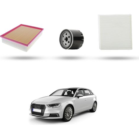 Kit Tagliando 3 filtri compatibile con Audi A3  (8YA,8YS) 35 TFSI Hybrid 110kw dal 2020 (1/5)