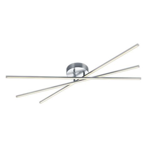 Plafoniera Led Soffitto 3 Luci Bacchette Orientabili Acciaio Tiriac GD Trio (1/3)
