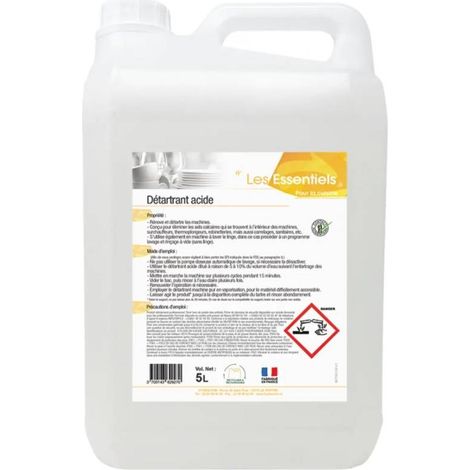 LES ESSENTIELS - Détartrant machine puissant - 5L (1/2)