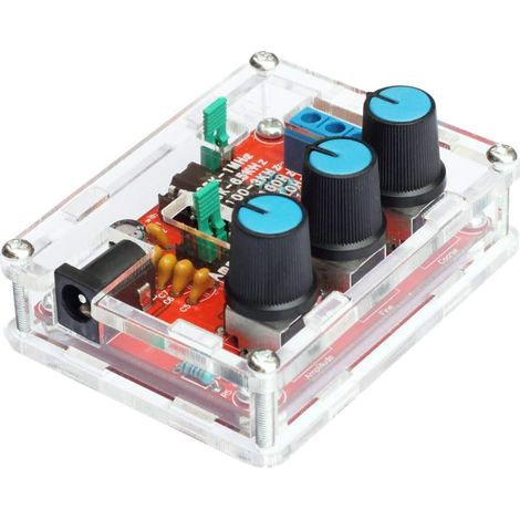 XR2206 Générateur de fonctions de générateur de signaux sinusoïdal/triangle/carré Sortie 1 Hz à 1 MHz Fréquence réglable Amplitude (kit de bricolage prêt à l'emploi)