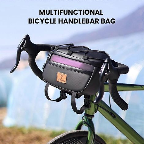 3-Liter-Fahrradlenkertasche, Fahrradaufbewahrungstasche, reflektierend, wasserdicht, Fahrrad-Fronttasche (1/4)