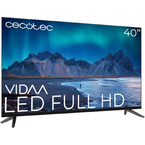 Cecotec Smart TV, TV LED de 40 Zoll Full HD Auflösung A5 Serie ALF50040. Smart TV VIDAA, Dolby Audio, Smart TV VIDAA, Built-in WiFi, Chromecast, 3 HDMI und 2 USB, 16W Lautsprecher. (1/5)