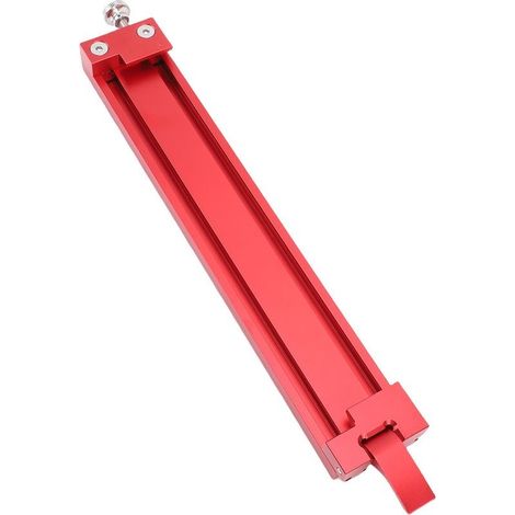 Rail de guidage de scie circulaire adapté pour DWE575 DWE575SB DWC860W en alliage d'aluminium rouge, précision réglable, base de machine de découpe, projets de menuiserie (1/5)