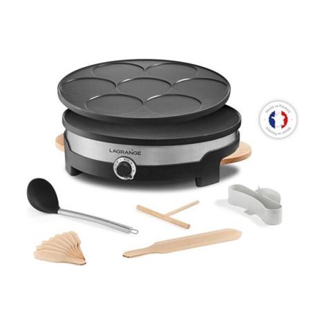 Crêpière Lagrange Tradi'® Duo 1500 W Noir