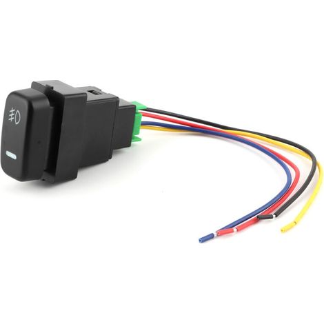 Bouton de commutation de phare antibrouillard de remplacement, adapté à Mitsubishi Pajero/Lancer/Outlander/Triton (1/5)