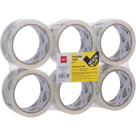 Packband 48 mm x 50 m transparent (6 Stück) Feinkost
