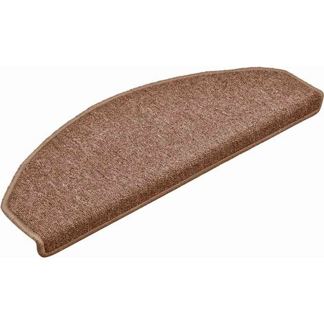 Maison Exclusive - Stufenmatten 30 Stk. 65x24x4 cm Braun Halbrund (1/5)