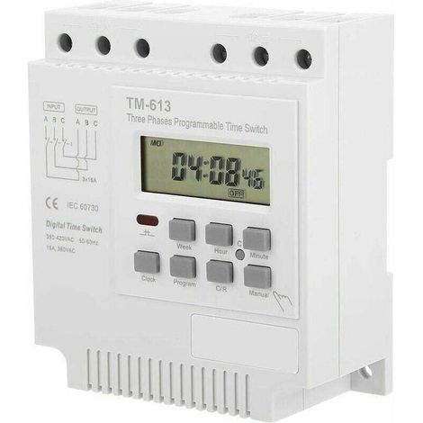 Timer programmabile - Timer TM-613 da 380 V per motori trifase -Crezuo