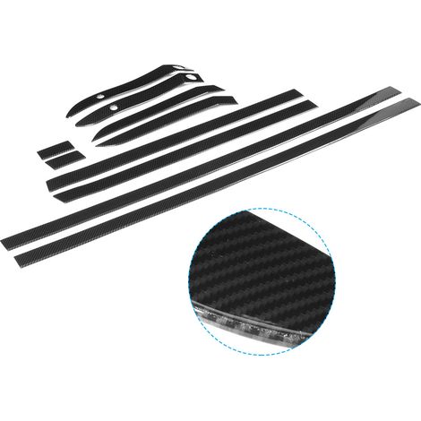 Lot de 10 baguettes décoratives pour carrosserie, compatibles avec Land Rover Aurora 2020, aspect fibre de carbone. (1/5)