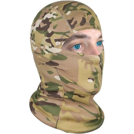 Sturmhaube, Gesichtsmaske, UV-Schutz, Sonnenschutz, taktisch, leicht, Ski, Motorrad-Army green