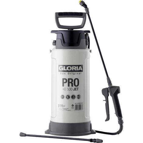 Gloria Haus und Garten 003652.0000 PRO 500 JET Irroratore a pressione 5 l