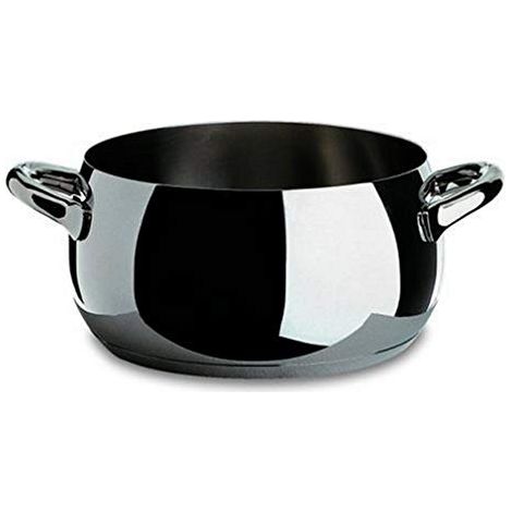 Alessi SG101/24 Mami Casseruola a Due Manici in Acciaio Inossidabile 18/10, Lucido (1/4)