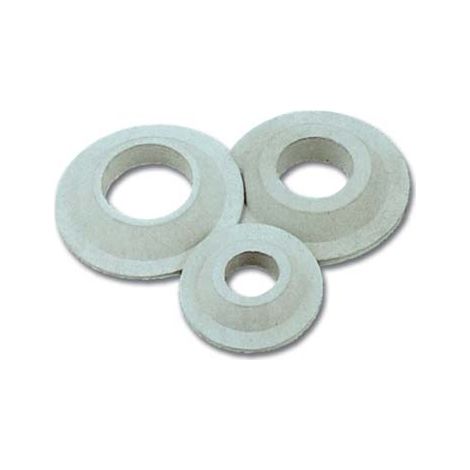 GUARNIZIONE CONICA X PILETTA - GOMMA BIANCA 1/2- 10 pezzi