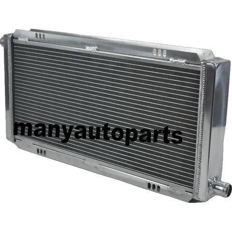 Radiador de aluminio, compatible con Lotus Elise y Exige series 1 y 2, Vauxhall VX220, eficiencia de refrigeración mejorada, construcción de aluminio duradera, diseño ligero. (1/5)