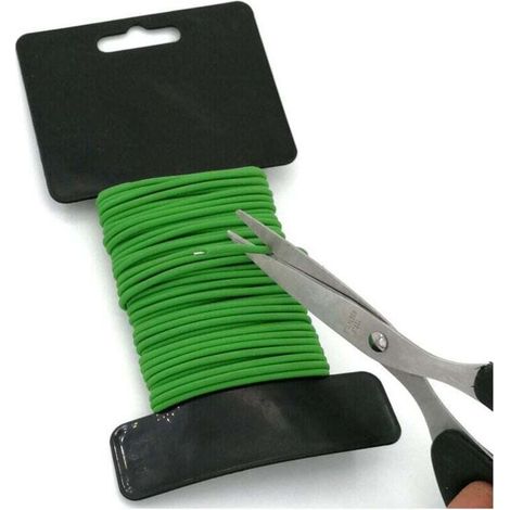 Fil Jardinage Vert, Fil de Jardin, Fil pour Plantes, Fil de Jardinage, Fil de Fer Jardin, 2.5 mm x 10 m Liens de Jardinage pour Ligatures, Attache Plantes Souple, Attaches de Fil de Jardin (1/3)