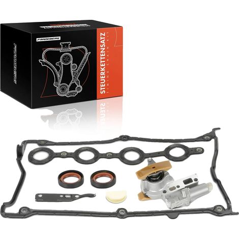 Kit de cadena de distribución, cadena de rodillos, compatible con vehículos europeos, números de pieza intercambiables: 058109088D, 058109088E, 058109088K (1/5)