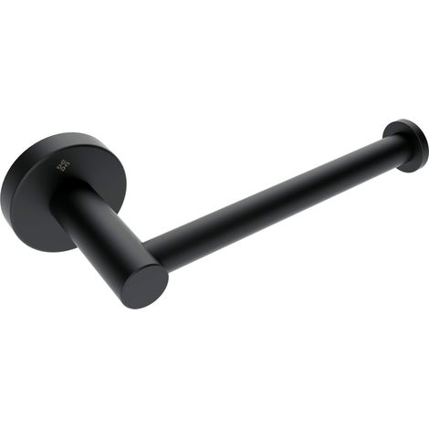 Porte-papier hygiénique mural acier noir - Veronik