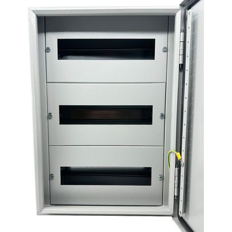 coffret métallique H450xL320xP150 mural 3 rangées CPR801