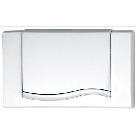 MEPA placca di comando WC MEPA Wave S/S plastica bianca, 420301