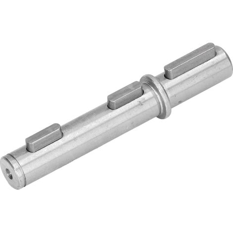Axe de sortie unique en acier allié Diamètre 18mm 0.71in Longueur 128mm 5.04in pour réducteur à vis sans fin NMRV040 RV040 moteur pas à pas Nema34 avec 7 accessoires (1/5)