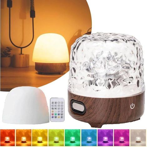 Lampe projecteur vagues océaniques – Bluetooth, 16 couleurs – Rechargeable – Ambiance (1/5)