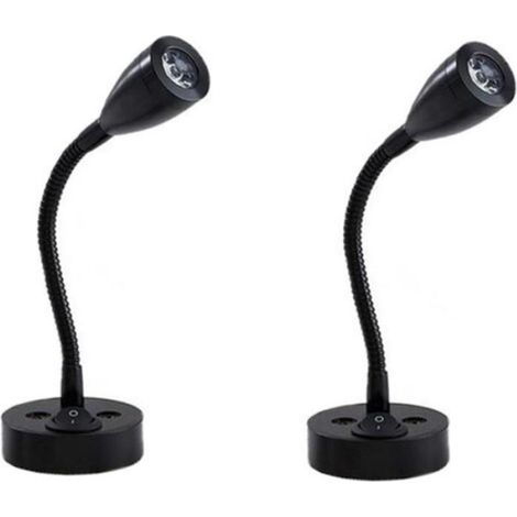 Lampes de lecture LED 12V – Lumière blanche 6000K – Interrupteur réglable (1/5)