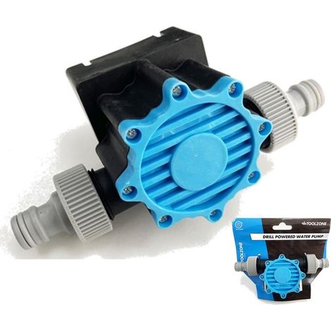Toolzone Portable Drill Powered Pump Fluid Liquid Transfer Pond Flood Water (1/2)