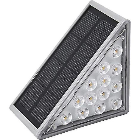 Lampes solaires LED étanches et anticorrosion pour escaliers, jardin, couloir, balcon (1/5)