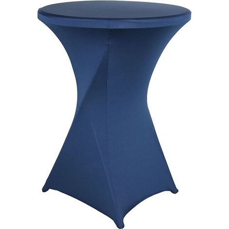 – Housse de table de bistrot stretch spandex 60cm x 110cm – Polyester et élasthanne – Lavable en machine à 40°C – Durable et réutilisable (1/5)