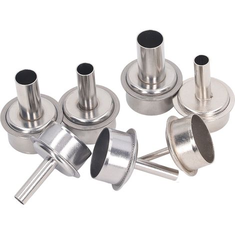 7 Embouts de Pistolet à Air Chaud en Acier Inoxydable pour Dessoudage et Réparation Électronique (1/5)