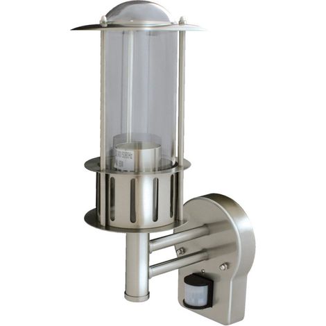 Applique Extérieure + Détecteur 60W E27 Alu INITIALIS (1/3)