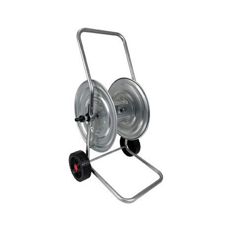 Carrello avvolgitubo zincato 140 metri – Soluzione professionale per grandi giardini –