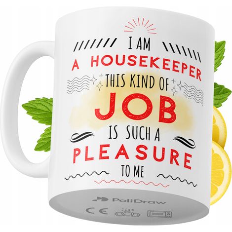 Lustige Kaffeetasse mit witzigem Textdesign – ideal für Haushälterinnen, Geburtstage, Namenstage und Feiertage. Hochwertige Tasse für besondere Anlässe, ob zu Hause, im Büro oder bei der Arbeit. Farbe