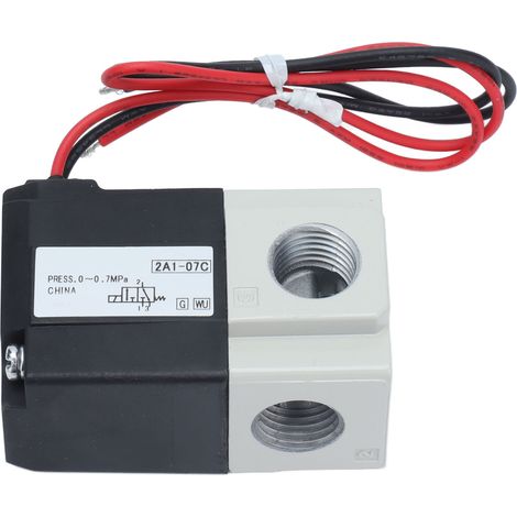 Électrovanne pneumatique G1/4 à dépression d'air, 2 positions, 3 voies, pour commande électronique de suralimentation