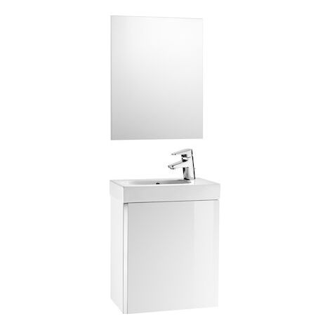 Mueble de baño ROCA Mini 45 cm Blanco brillo