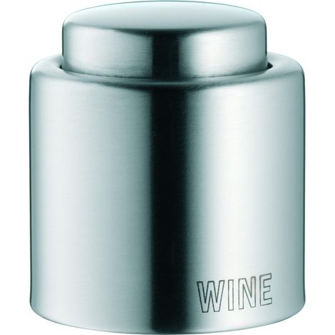 Tapón botella wmf clever more plata metal elegante