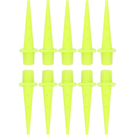 Lot de 10 dispositifs d'arrosage automatique pour plantes et fleurs de jardin, avec picots et goutteurs automatiques (1/5)