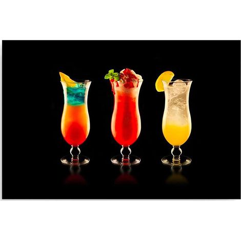 Tableau cocktails - 50 x 40 cm (1/4)