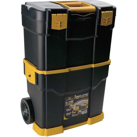 vidaXL Caja de herramientas rodante 460x280x677 mm PP (1/2)