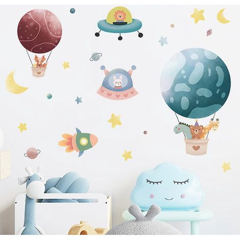 autocollant Mural De Dcoration De Chambre D'enfant, Autocollant Mural De Dessin Anim, Poster D'art Mural, Autocollant D'art  Dcoller Et  Coller Po (1/5)