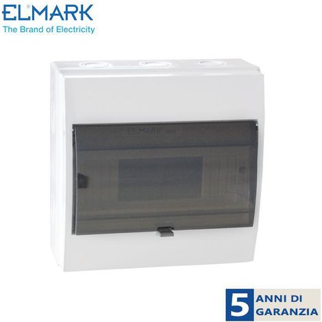 CENTRALINO A 12 VIE IP55 IN PLASTICA SUPERFICIALE