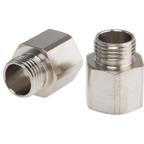 Raccord de gaine RS PRO PG9 M16, taille 9mm en Laiton ( Prix pour Paquet de 5 )