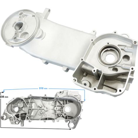 Carter moteur gauche pour scooter B-Max (1/3)