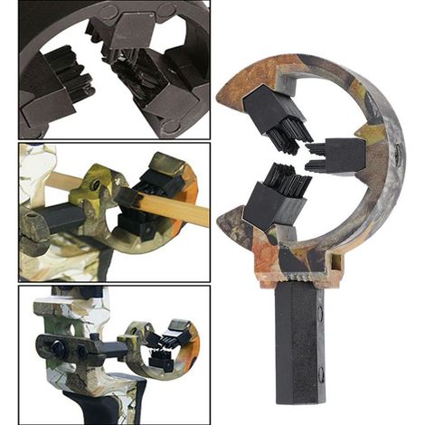 Support de flèche camouflage universel pour arc à poulies et arc classique, accessoire tir à l'arc CP812 (Camo) (1/5)