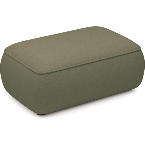 Selsey Ovo - Pouf - 100 cm - Chenille Vert olive (1/3)