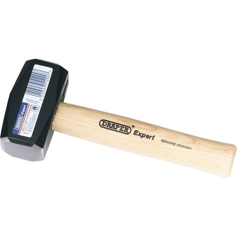 Draper Club Hammer with Hickory Shaft – 1.8kg (3.97 lbs) Heavy-Duty Claw Hammer for Construction and Demolition Tasks